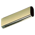 TUBO OVALE OTTONATO MM.30X15 ASTE DA CM.150