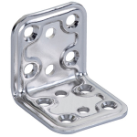 PIASTRA INOX ANGOL .ART.746 MM.40X40X40 -STA145