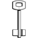 DUPLIC. CHIAVE  DOPPIA MAPPA OTTONE S