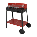 BARBECUE A CARBONE 'FLAVIA' cm 35 x 50 x h 85