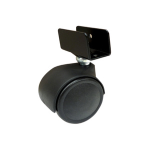 RUOTA NYLON GEMELLARE PIASTRA U/16 MM.40*