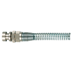 RACCORDO MASCHIO CON MOLLA 1/4 - TUBO 6 X 8