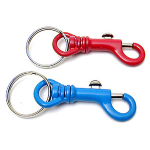 MOSCHETTONE P/CHIAVI SMALTATO GIREVOLE MM.60