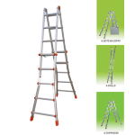 SCALA ALLUMINIO MULTIUSO GR.5+5 MT.5,20
