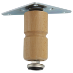 PIEDINO LEGNO COMPL.X MOB.CM.15 LEGNO CHIARO*