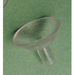 VENTOSA TRASPARENTE CON GAMBO FORATO MM.15**