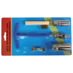 CHIAVE PER CANDELE C/SPAZZ.SET PZ.5