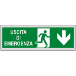 ETIC. ADES. 150X50 "USCITA EMERGENZA"