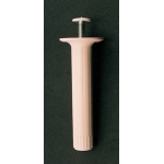 PIEDINO IN ABS D.28 CM. 10 BIANCO*