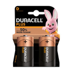 DURACELL PLUS (D)  PILA ALCALINA TORCIA MN1300 PZ.2