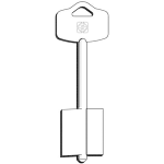 DUPLICAZIONE CHIAVE  DOPPIA MAPPA OTTONE 5EY20