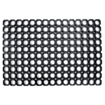 ZERBINO ROBUSTUS COMPONIBILE PVC NERO CM40X70
