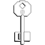 DUPLICAZIONE CHIAVI SILCA D.MAPPA 5PF1 OLC GR.18