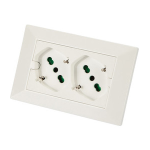 FME ART. 42100 MULTIPRESA DA INCASSO 2P-BIP-SCH. OPERA PLUS BIANCA