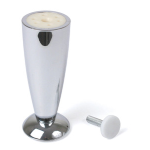 PIEDINO IN ABS REGOL.CM.12 CROMO