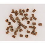 COPRIFORO PLASTICA MM. 8 MARRONE