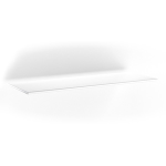 MENSOLA MOD.VITRA MM.6 BIANCO CM.12x30