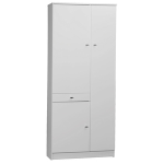 MOBILE BIANCO LACC. 3A+1C CM.77X34X183H 323TL