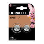 DURACELL BATTERIA A BOTTONE CR2025 BL.2PZ.