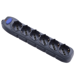 MULTIPRESA 6P BIP/SCH+INT.S/CAV. NERA FIG.10