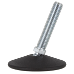 PIEDINO REG.OSCILLANTE ZINCATO MA10 X D.MM.60