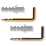 GANCI PER QUADRI RAMPINO OTTONATO "ONE PRICE" MAURER - CF. BLISTER 8PZ