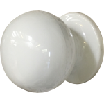 POMOLO IN RESINA BIANCO MM 70  51E