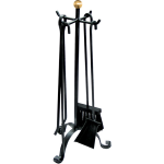 SET CAMINO FERRO BATTUTO 5PZ 22X58CM (649)
