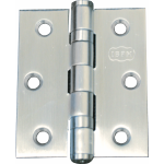 CERNIERA X PORTA A LIBRO ACC. INOX SAT.IBFM970 102X89MM 4X3,5" C/C.SFERA -CER213