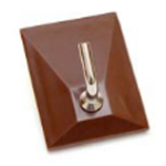 GANCI ADESIVI "METALGANCI" 1 POSTO MARRONE "ONE PRICE" MAURER-CF. BL 2PZ