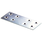 PIASTRINA GIUNZIONE DIRITTA ZINCATO 12X 3 -STA69