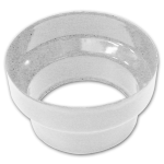 RIDUZIONE Ø10- 8CM TUBO STUFA BIANCO