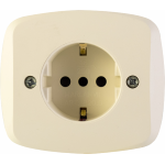 PRESA SCHUKO INCASSO "BASIC" 10/16A AVORIO MAURER