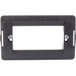 SUPPORTO INTERRUTTORI LIVING "STANDARD" A75 4T GRIGIO
