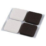 FELTRINO ADESIVO QUADRO BIANCO  30X30MM MAURER - CF. BLISTER 6PZ