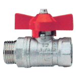 VALVOLA A SFERA FARFALLA 3/4" M/F MAURER