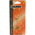 GANCI PER QUADRI "GOCCIA ORO PICCOLO" MAURER - CF. BLISTER 5PZ