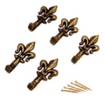 GANCI PER QUADRI GIGLIO PICCOLO BRONZO "ONE PRICE" MAURER - CF. BL 5PZ