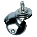 RUOTA CON PERNO SFERICA 50 MAURER CROMATA