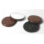 SCIVOLI IN TEFLIFIT C/ADESIVO Ø20MM GRIGIO MAURER - CF. BLISTER 8PZ