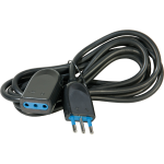 PROLUNGA ELETTRICA 1 MT NERO 3 X 0,75  10A