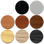 COPRIFORO ADESIVO Ø13MM CILIEGIO MAURER - CF. BLISTER 20PZ