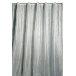 TENDA DOCCIA POLIESTERE 120X200 RIGONE BIANCO  MAURER - CF. BUSTA