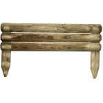 RECINZIONE LEGNO IMPREGN. "ORIZZONTALE" 55X5X15/30HCM PAPILLON