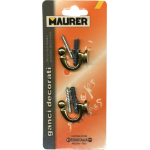 GANCI X EMBRASSE "ORO" 30MM MAURER - CF. IN BLISTER 2 PZ.