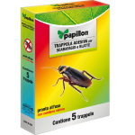 INSETTICIDA ADESIVO SCARAFAGGI PAPILLON 5 CARTONCINI - CF SCATOLA