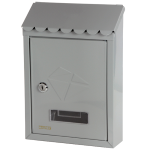 CASSETTA POSTALE MAURER "STAMP" GRIGIO 21X6,8X30HCM