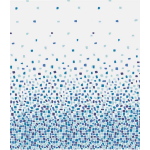 TENDA DOCCIA POLIESTERE 180X200 PIETRA BLU MAURER - CF. BUSTA