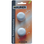 FERMAPORTA  PARACOLPO MAURER BIANCO - CF. BLISTER 2PZ