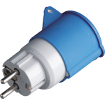ADATTATORE INDUSTR. MAURER PLUS 220V SPINA SCHUKO+PRESA